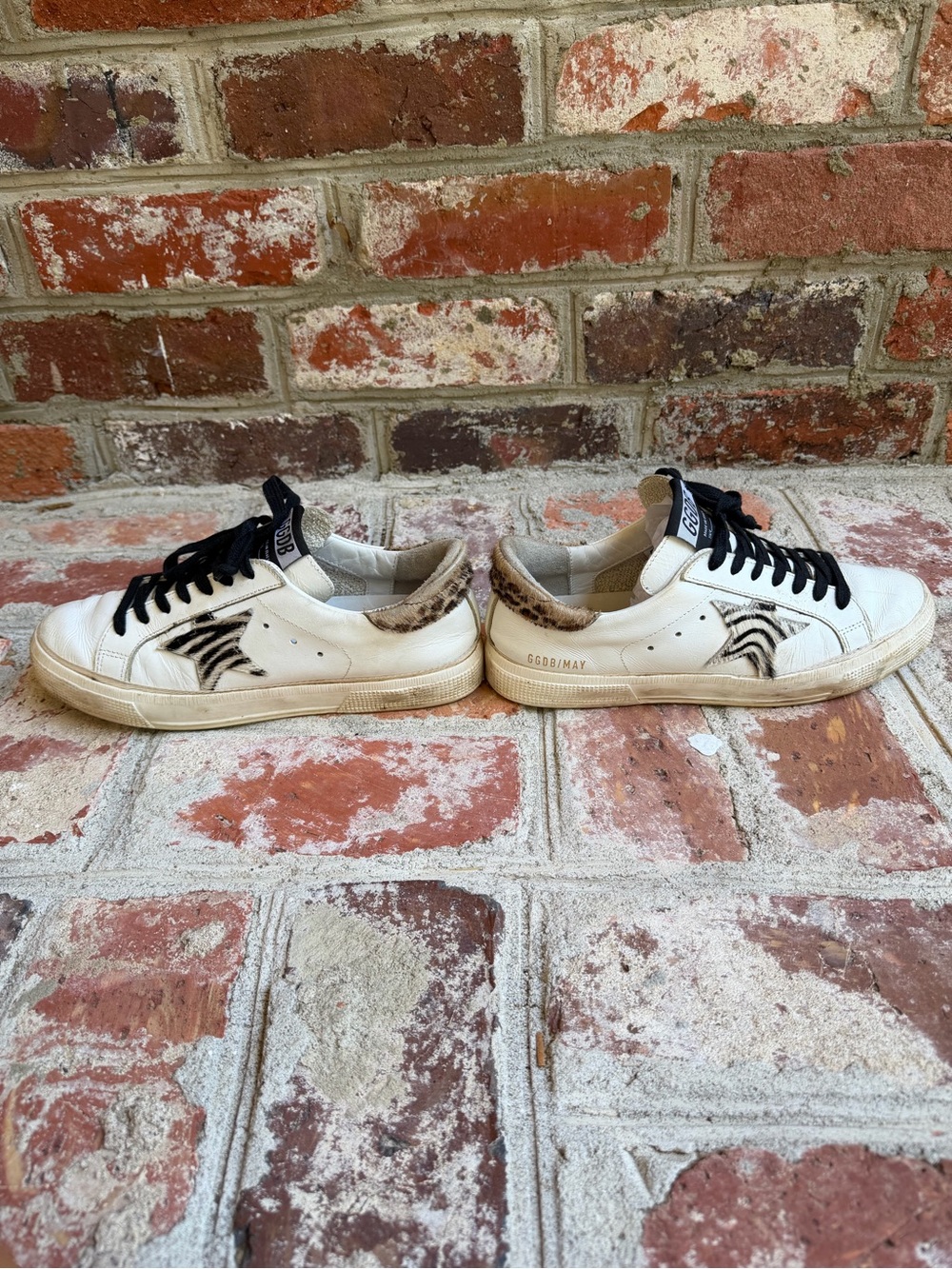 Golden Goose Zebra Animal Print May Sneakers 39 - Picture 6 of 10